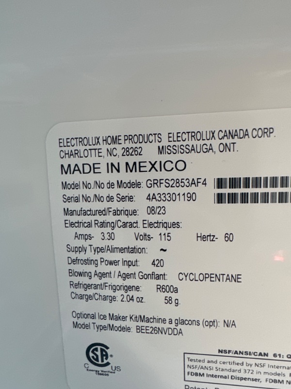 Photo 4 of Frigidaire Gallery 27.8-cu ft French Door Refrigerator with Dual Ice Maker (Fingerprint Resistant Stainless Steel) ENERGY STAR