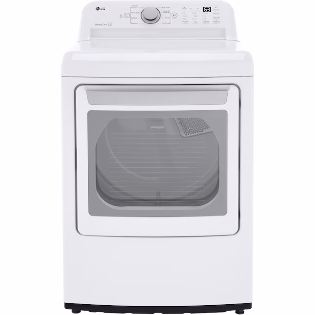 Photo 1 of LG 7.3-cu ft Side Swing DoorGas Dryer (White) ENERGY STAR
