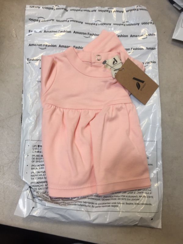 Photo 2 of Amazon Aware Baby Girls' Organic Cotton Long Sleeve T-Shirt Dress Preemie Pink
