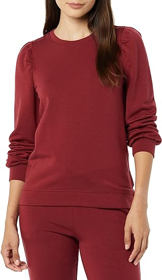 Photo 1 of Amazon Aware Women's Puff Sleeve Sweatshirt Small