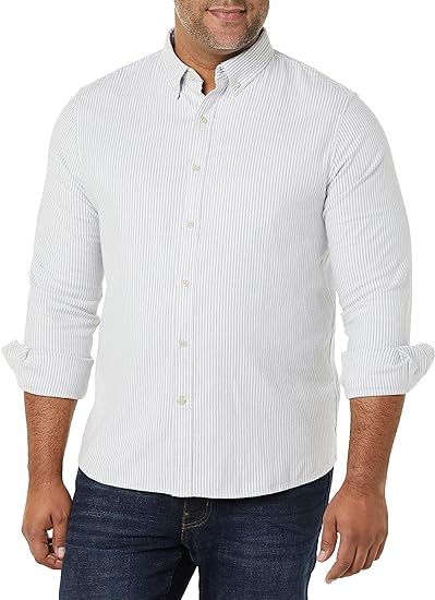 Photo 1 of Goodthreads Men's Slim-Fit Long-Sleeve Stretch Oxford XXLT
