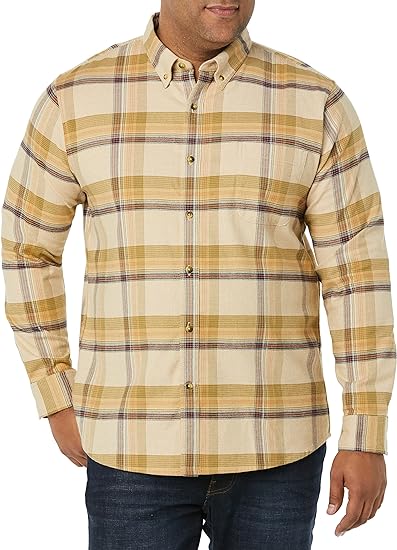 Photo 1 of Goodthreads Men's Standard fit Long Sleeve Stretch Shirt with Pocket Medium Tall
