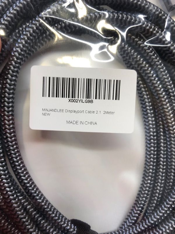 Photo 2 of 2PCS DISPLAYPORT CABLE 2.1 2METER 