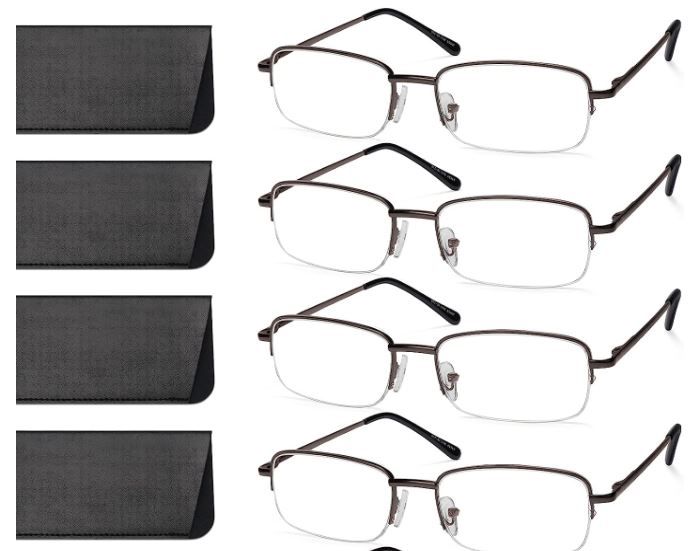 Photo 1 of 4 Pack Reading Glasses for Men