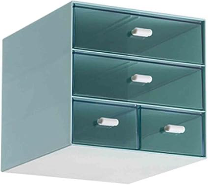 Photo 1 of DESK ORGANIZER BLUE 4 DRAWERS 