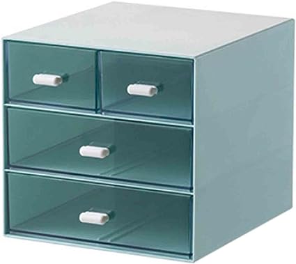 Photo 1 of DESK ORGANIZER BLUE 4 DRAWERS 