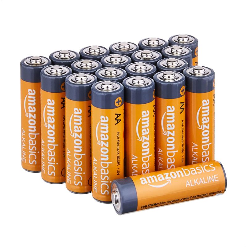 Photo 1 of Amazon Basics AA Alkaline Batteries - Blister Packaging 20 Count IN EACH PACK  (Pack of 4)