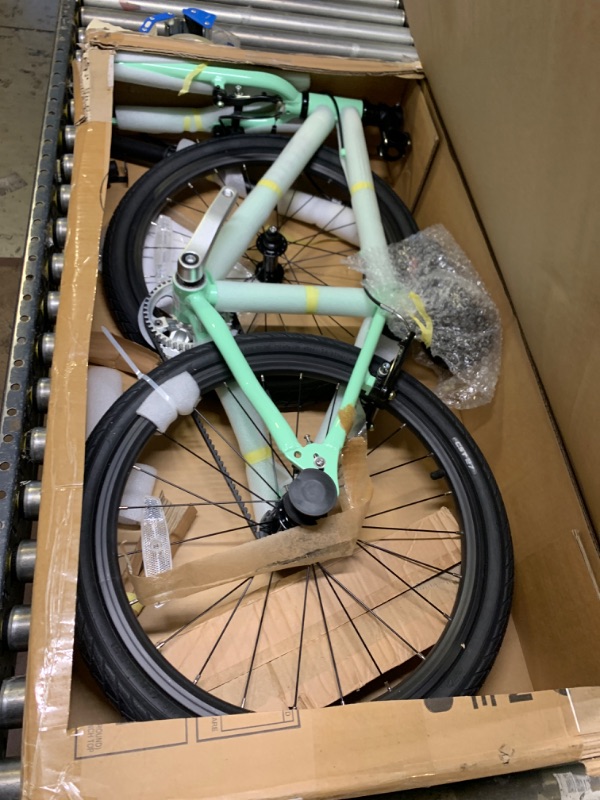 Photo 2 of A11N SPORTS BELSIZE 20-Inch Belt-Drive Kid's Bike, Lightweight Aluminium Alloy Bicycle(only 14.82 lbs) for 7-10 Years Old Mint Green
