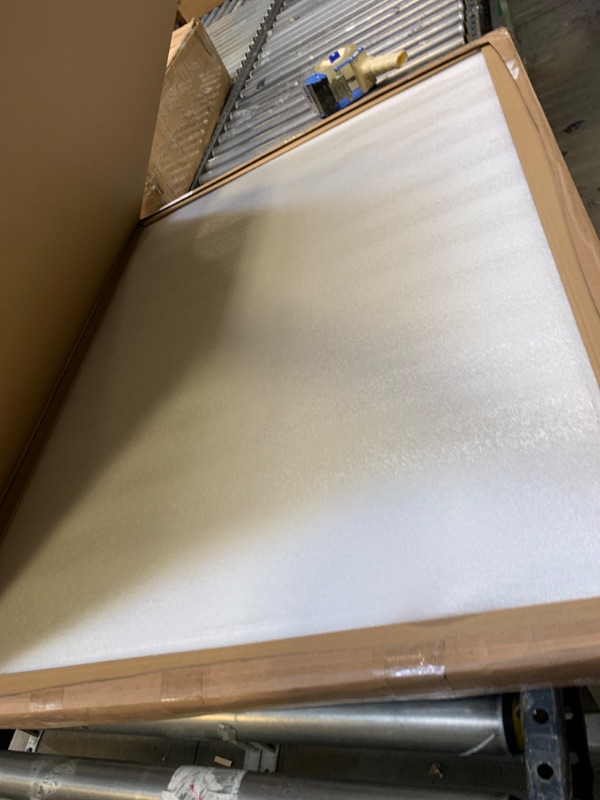 Photo 1 of Clearly Innovative Glass Chair Mat 36 by 46 Inch with Exclusive Beveled Edge | Quarter Inch Thick with Roll Off Edge 36" by 46"