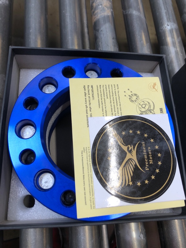 Photo 1 of 8x170 to 8x6.5 Forged Wheel Adapters 4pcs 1.5 inch with M14x1.5 Studs Compatible with Ford 8 Lug for 1999-2022 F-2-5-0 F-3-5-0 Super Duty (Truck’s stock lugs need to be M14x1.5), 2003-2005 Excursion 1.5 inch, 4 pcs