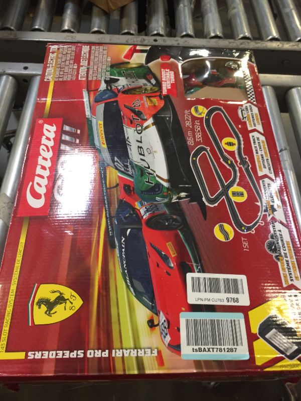 Photo 1 of Carrera GO!!! Electric Powered Slot Car Racing Kids Toy Race Track Set 1:43 Scale, Ferrari Pro Speeders