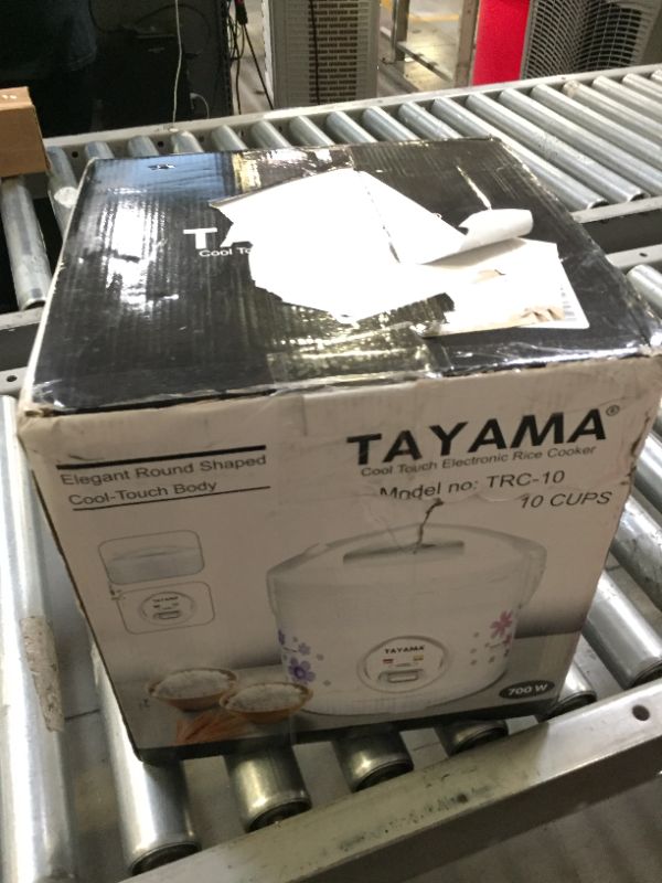 Photo 1 of 20-Cup White Rice Cooker with Steamer and Non-Stick Inner Pot