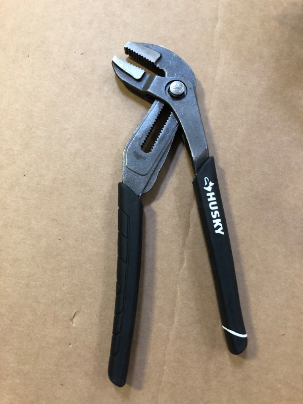 Photo 2 of 10 in. Quick Adjusting Groove Joint Pliers with Curved Jaw
