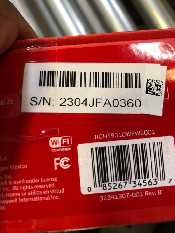 Photo 1 of Honeywell Home T9 WiFi Smart Thermostat, Smart Room Sensor Ready, Touchscreen Display, Alexa and Google Assist Wi-Fi Thermostat