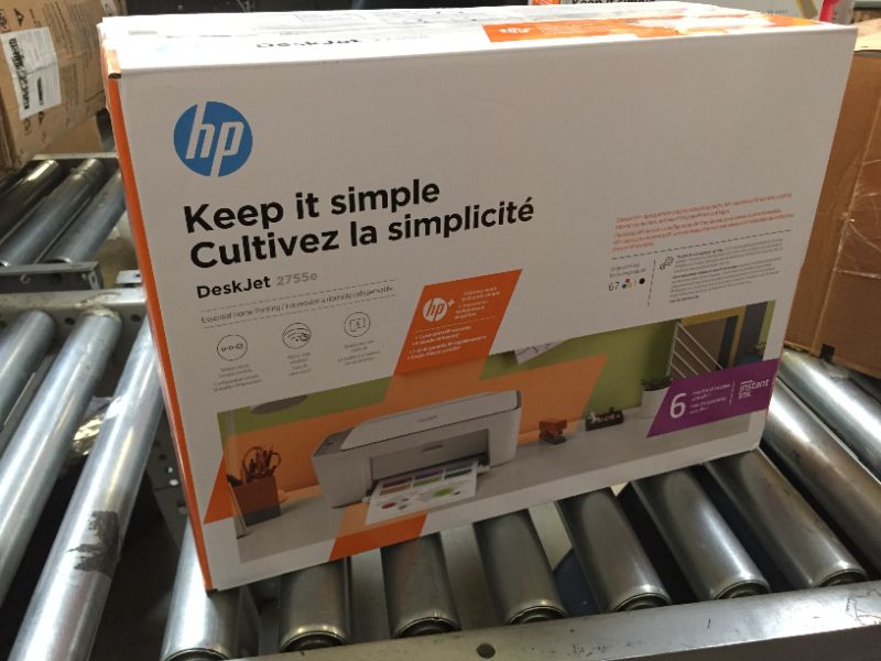 Photo 3 of HP DeskJet 2755e Wireless Color All-in-One Printer