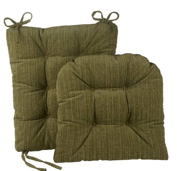 Photo 1 of  Chenille Jade Jumbo Rocking Chair Cushion Set