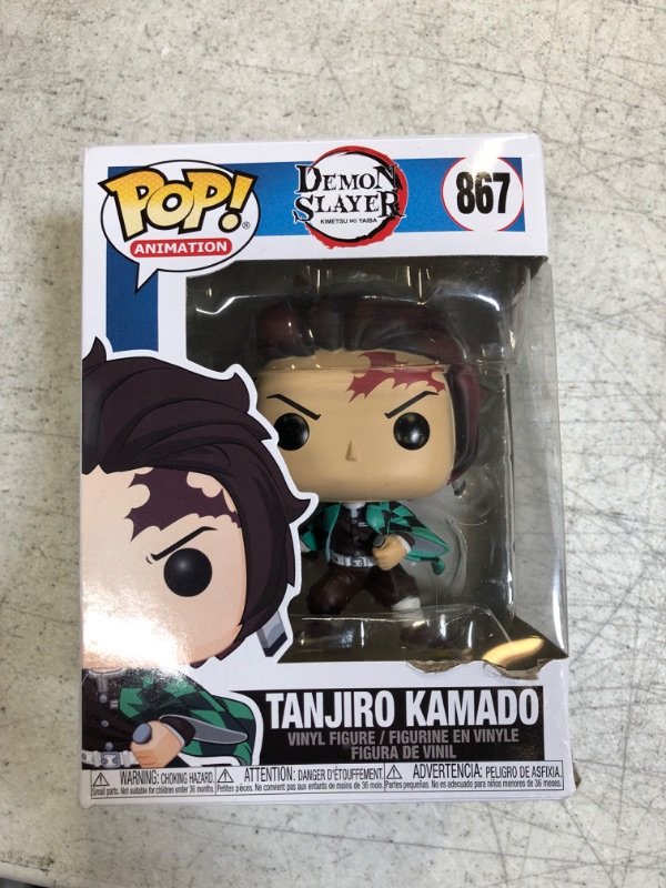 Photo 2 of Funko POP Animation: Demon Slayer- Tanjiro Kamado, Multicolor