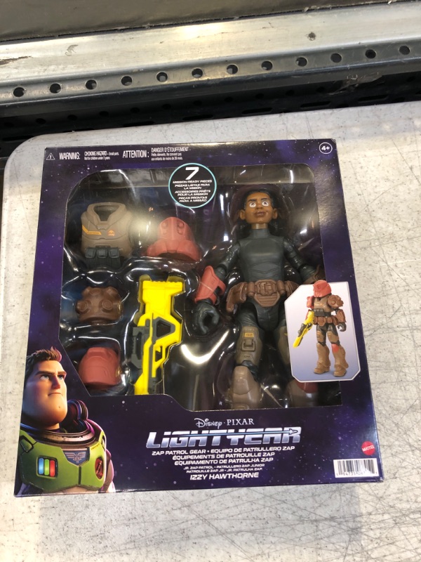 Photo 2 of Disney Pixar Lightyear Space Ranger Gear Izzy Hawthorne Jr ZAP Patrol, Authentic 12 Inch Scale Figure & Accessories, 14 Posable Joints, 4 Years & Up Space Ranger Gear Jr. ZAP Patrol Izzy