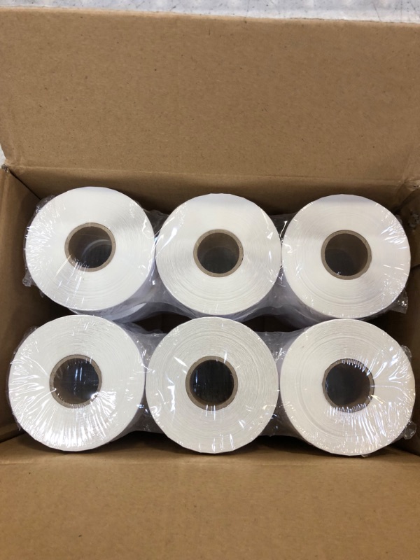 Photo 2 of Printholic Compatible Direct Thermal Labels Replacement for DYMO 30252 (1-1/8" x 3-1/2") 24 Rolls Return Address & Barcode Labels - Use with Labelwriter 450, 450 Turbo, 4XL Printers - 350 Labels/Roll
