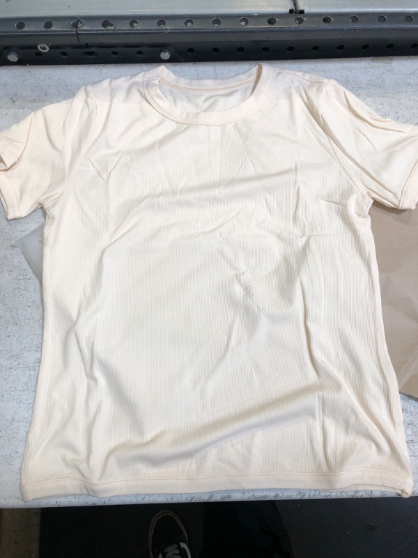 Photo 1 of Beige Ribbed Shirt Large 