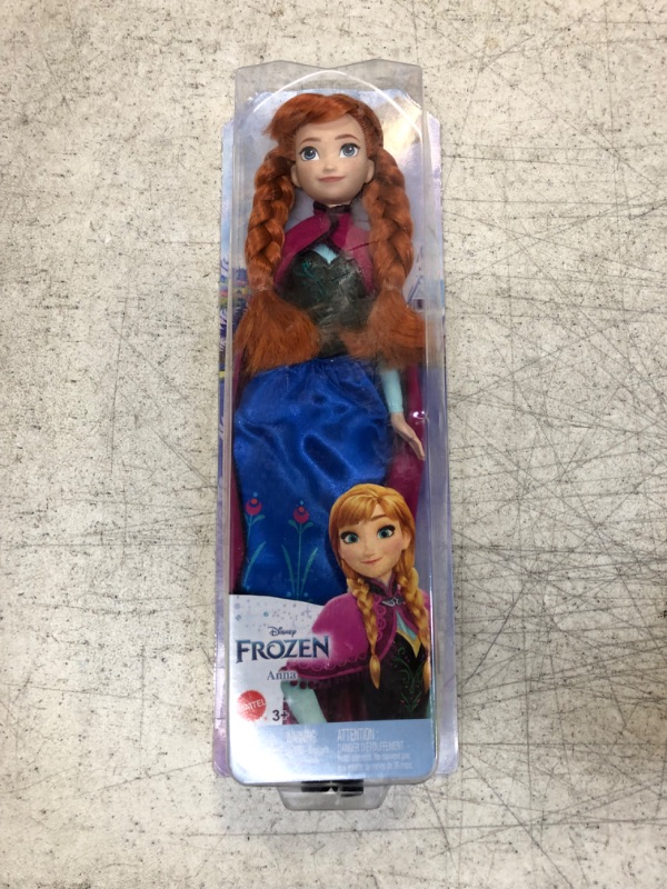 Photo 2 of Disney Frozen Anna Fashion Doll & Accessory, Signature Look, Toy Inspired by the Movie Disney Frozen Anna 1