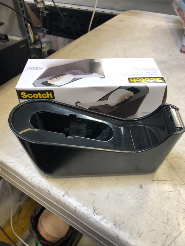 Photo 2 of Scotch Desktop Tape Dispenser Black