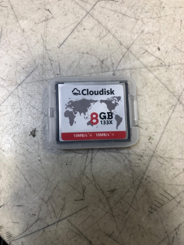 Photo 2 of Cloudisk CompactFlash Memory Card CF Card Compact Flash Card Performance for Photography Camera (8GB)