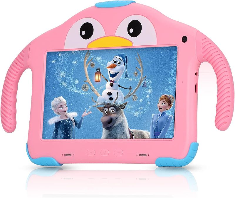 Photo 1 of Tablet 7 inch with WiFi Dual Camera 32GB Parental Control Google Play Store YouTube Netflix Android 10 Childrens Tablet for Toddlers Girls Boys Kid-Proof Case,Pink