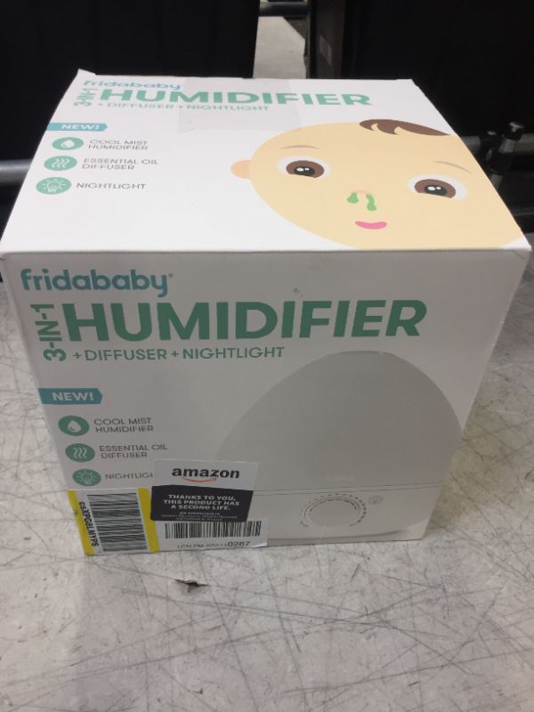 Photo 1 of Frida Baby Fridababy 3-in-1 Humidifier with Diffuser and Nightlight, White