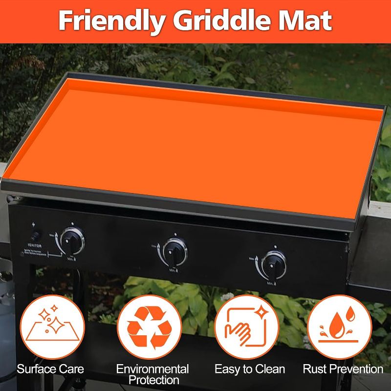 Photo 1 of MOFEEZ Silicone Griddle Mat for Blackstone 28 Inch Griddle, Heavy Duty Food Grade Silicone Mat, Protect Griddle from Rodents, Insects, Debris, and Rust, All Season Cooking Protective Cover
