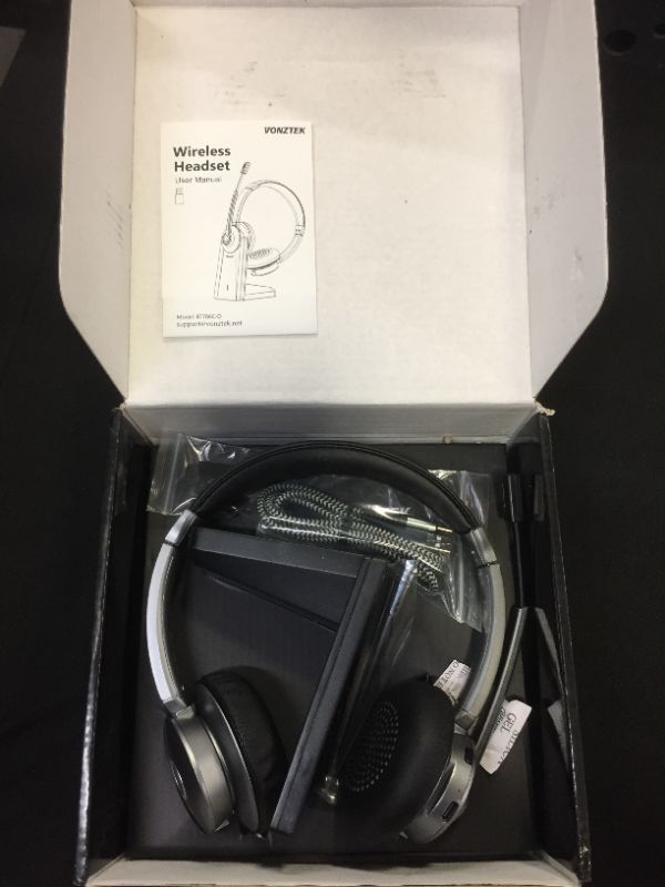 Photo 1 of VONZTEK WIRELESS HEADSET WITH MICROPHONE 