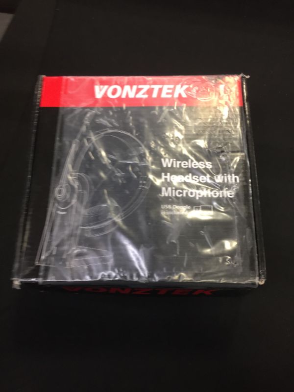 Photo 1 of VONZTEK WIRELESS HEADSET WITH MICROPHONE 