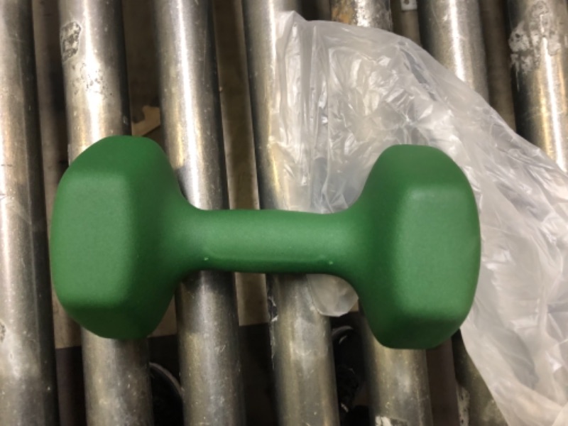 Photo 1 of 20lb Green Rubber Hex Dumbbell 