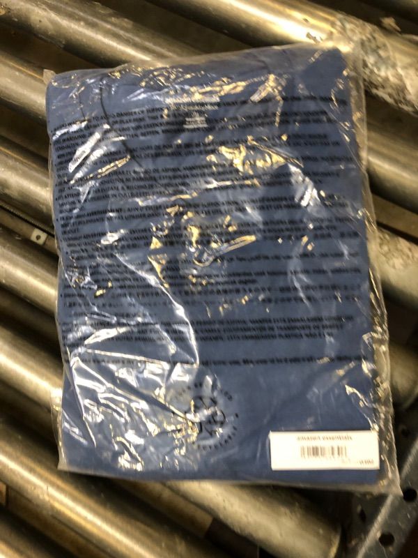 Photo 2 of Amazon Essentials LARGE  Men's Slim-Fit Short-Sleeve V-Neck T-Shirt, Pack of 2 Large Blue