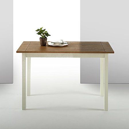 Photo 1 of Zinus Farmhouse Wood Dining Table / Table Only
