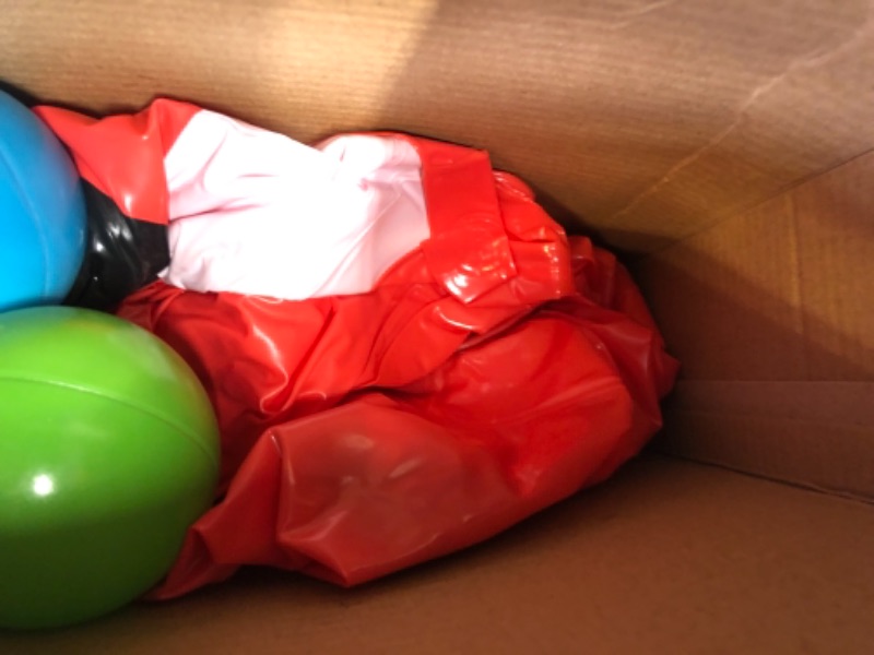 Photo 1 of Banzai Rescue Fire Truck Play Center Inflatable Ball Pit -Includes 20 Balls