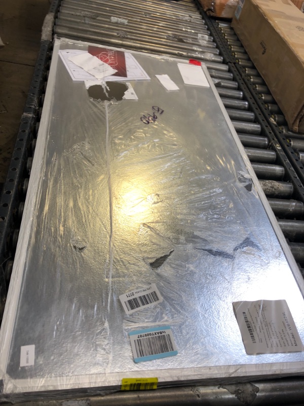 Photo 2 of VIZ-PRO Magnetic Dry Erase Board, 48 X 24 Inches, Silver Aluminium FrameX000SU0QZR
