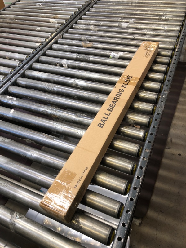 Photo 1 of AOLISHENG 1 Pair Heavy Duty Drawer Slides with Lock 12 14 16 18 20 22 24 26 28 30 32 34 36 38 40 44 48 52 56 60 Inch 400 lb Load Capacity Side Mount Full Extension Ball Bearing Industrial Locking Rail 34 Inch With Lock