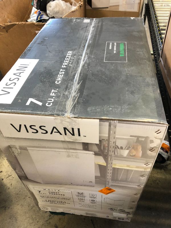 Photo 1 of 6.9 cu. ft. Chest Freezer in White