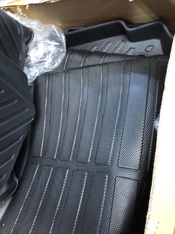 Photo 4 of DiffCar 2018 2019 2020 2021 2022 2023 Chevy Equinox Floor Mats & Cargo Liner, All Weather Floor Mats & Trunk Mat for Chevy Equinox Accessories, Chevy Equinox Waterproof Interior Accessories