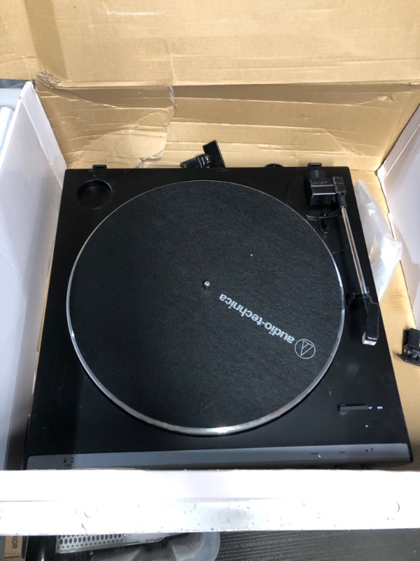 Photo 4 of ** PARTS ONLY** Audio-Technica AT-LP60X-GM Fully Automatic Belt-Drive Stereo Turntable,