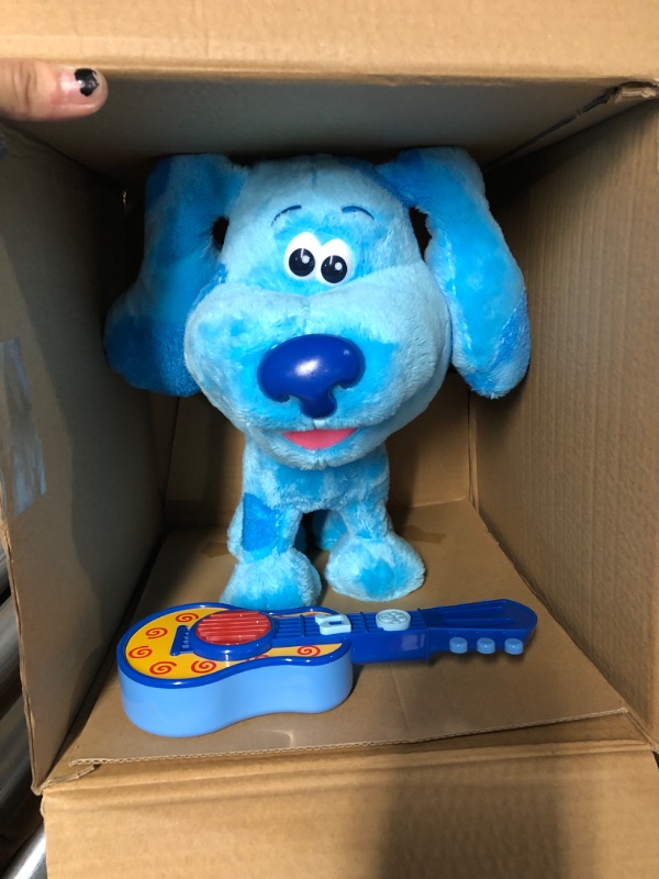 Photo 3 of Blue’s Clues & You! Dance-Along Blue Plush, by Just Play