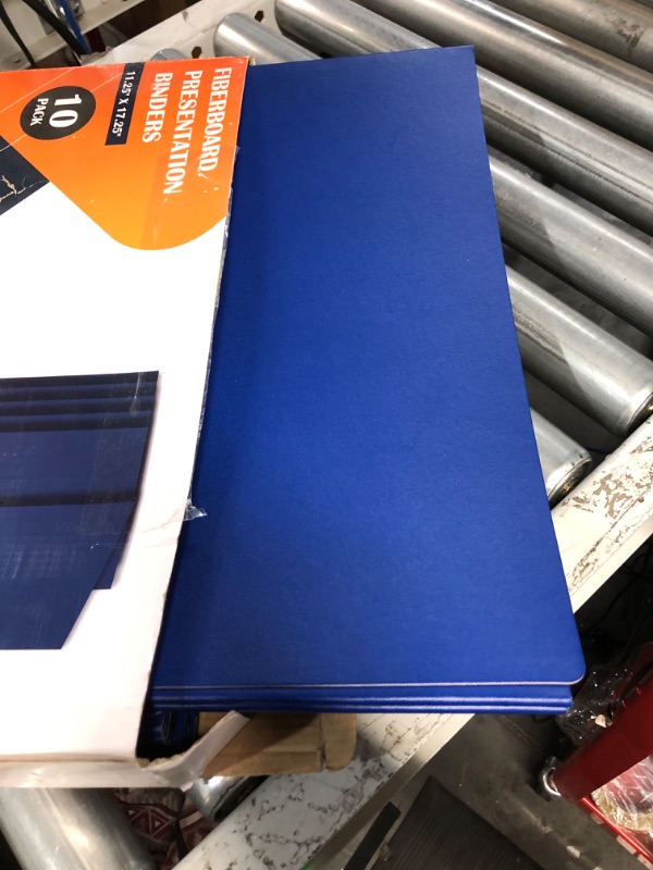 Photo 1 of 10 Pack of 11”x17” Landscape Pressboard Presentation Binder Folder