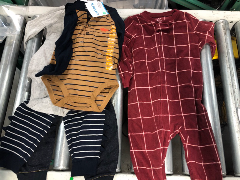 Photo 3 of Carter's Boys' Blanket Sleeper 18 MONTHS + BABY Boys' 4 Piece Bodysuit Pant Set 9-12 MONTHS