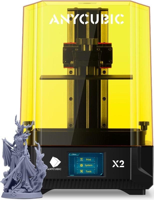 Photo 1 of ANYCUBIC 4K + Resin 3D Printer, Photon Mono X2 3D Printer with 9.1 in Mono LCD Screen