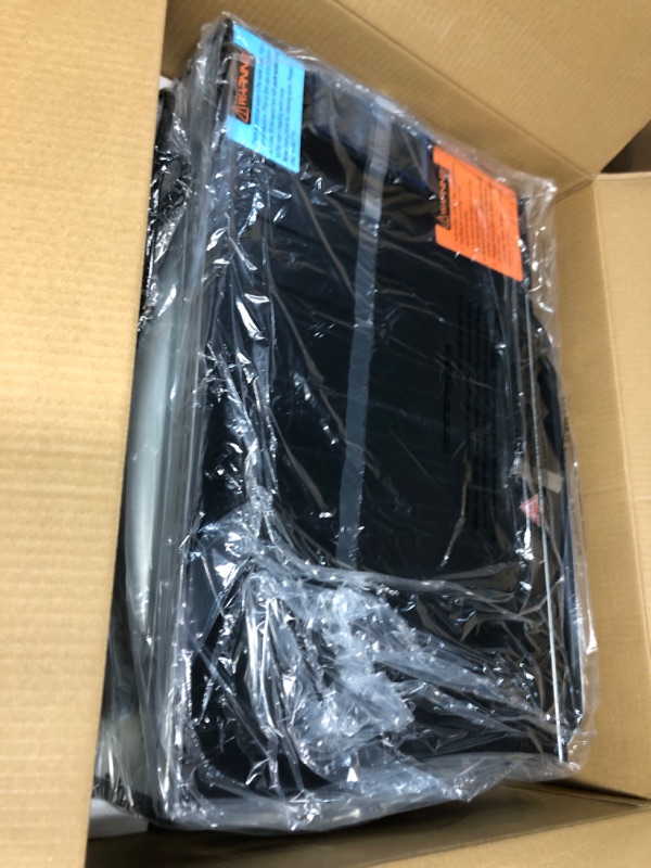 Photo 1 of **DAMAGE**SEE NOTES**
WHALL Toaster Oven Air Fryer, Max XL Large 30-Quart Smart Oven,11-in-1 Toaster Oven Countertop with Steam Function,12-inch Pizza,6 slices of Toast, 4 Accessories Included, Stainless Steel /1700W/BLACK