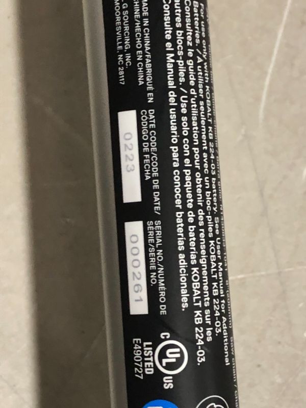 Photo 6 of ***BATTERY AND CHARGER ARE FUNCTIONAL - ELECTRIC SAW IS NOT***
Kobalt 24-Volt 8-in Cordless Electric Pole Saw 2 Ah (Battery Included and Charger Included)