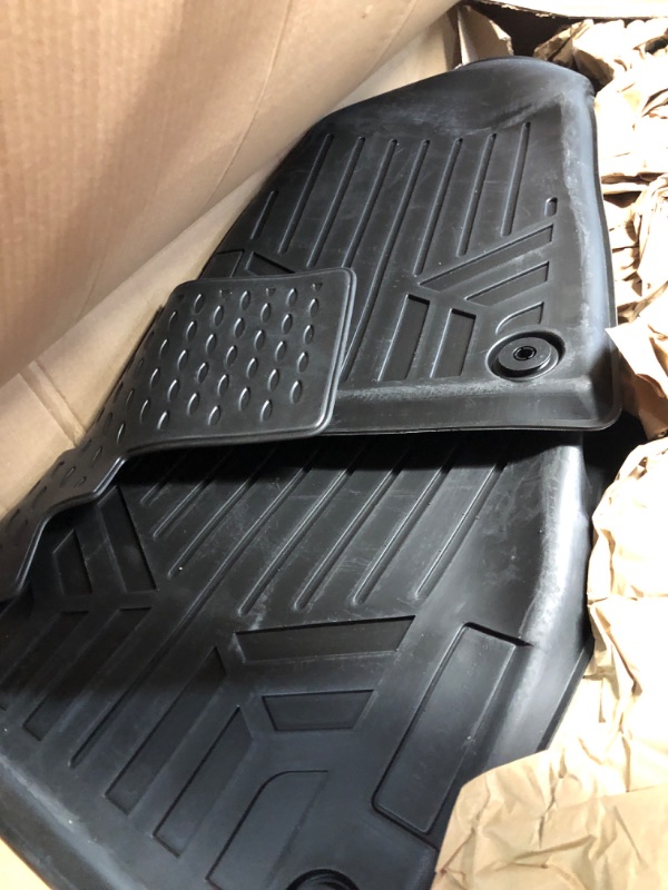 Photo 2 of SMARTLINER Floor Mats 3 Row Liner Set Black Compatible with 2020-2023 Compatible with 