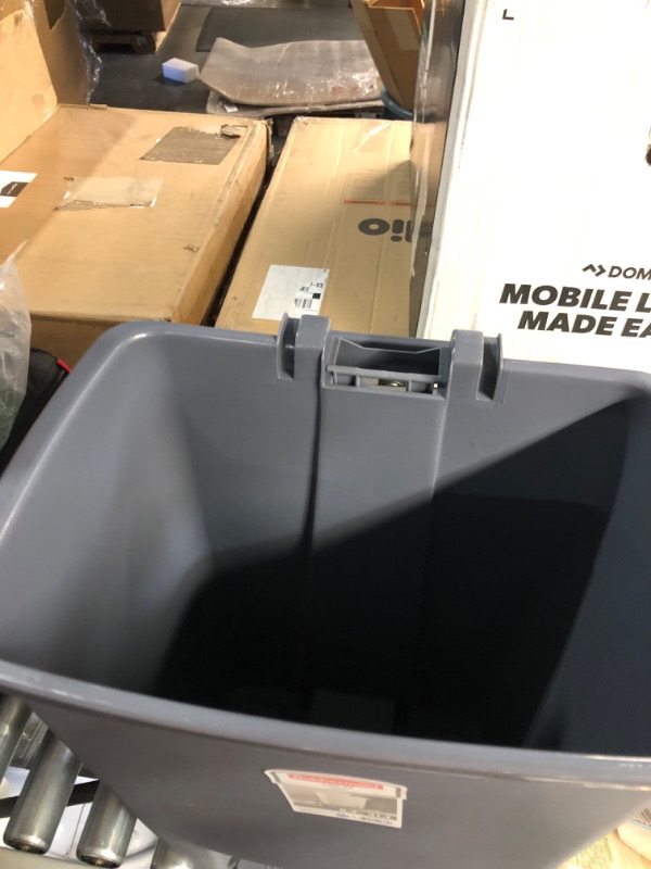 Photo 1 of 8.25-Gal. Step-On Wastebasket [Set of 6]
