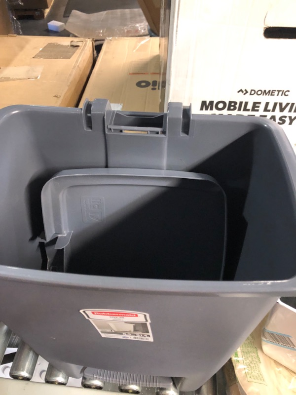 Photo 1 of 8.25-Gal. Step-On Wastebasket [Set of 6]